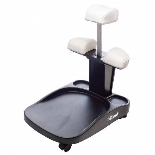 Pedicure trolley with foot spa section
